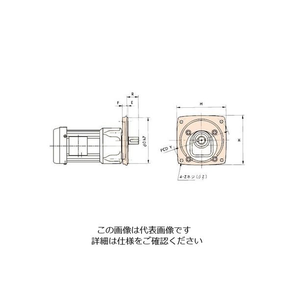 椿本チエイン ギヤモートル UFM26 1個（直送品）