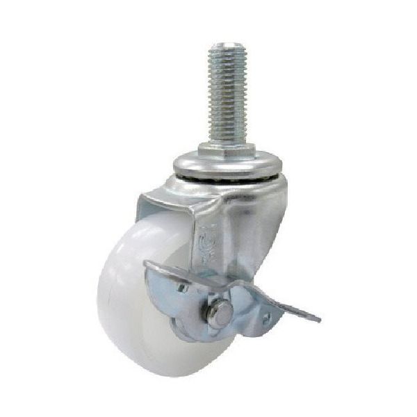 ユーエイ ねじ込みキャスターS付自在車 75径ナイロン車輪 ST-75NS