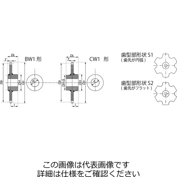 椿本チエイン RFコンベヤチェーン用スプロケット(Rローラ)CW・CW1形 RF17200R12TーCW1Q RF17200R12T-CW1Q 1個（ 直送品） - アスクル