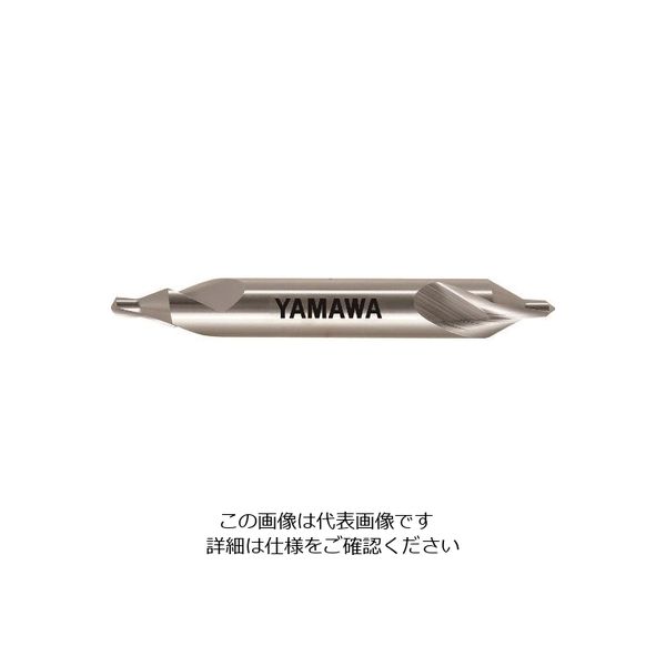 彌満和製作所 ヤマワ 強ねじれ溝A形75° センタ穴ドリル CEーT 2X75°X6 CE-T-2X75X6 1本 215-2304（直送品）