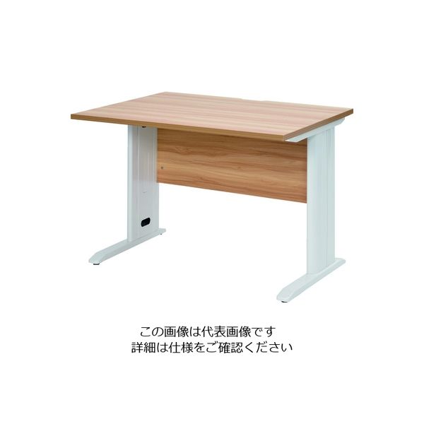 トラスコ中山 TRUSCO 平机 ナチュラル天板X白脚 W1000xD700XH700 TSLD1070NA-W 1台 194-8635（直送品）