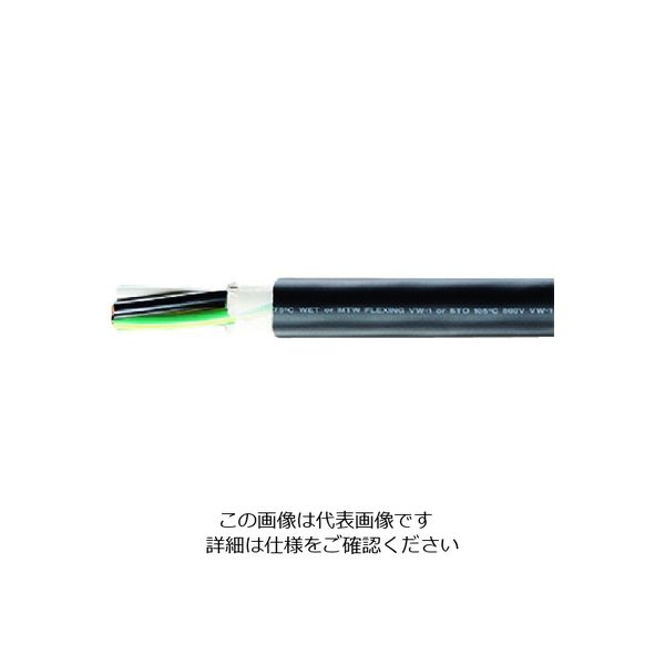 太陽ケーブルテック 電気機器電源用コード STO(A)/TC LF 100M 4X6AWG-100 1本 207-8990（直送品）