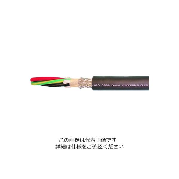 太陽ケーブルテック 電気機器電源用コード STOーSB(A)/TC LF 100M 3X18AWG-100 1本 207-8994（直送品）