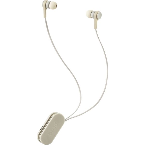 ワイヤレスイヤホン Bluetooth5.0 両耳 コードあり 巻き取り式 クリップ付 ホワイト LBT-HPC17WH エレコム 1個