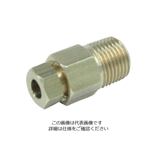 パルサーブル パルサールブ 遠隔設置アクセサリ オイル用 チューブ継手 Φ4ーPT1/8 C007 1個 853-6250（直送品）