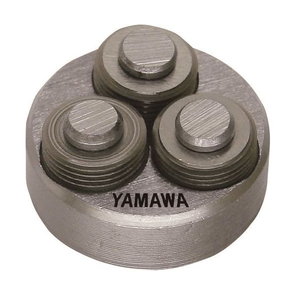 ヤマワ ミニチュアねじ用ローリングダイス MSーRSーD S0.5X0.125 6径 MS-RS-D-S0.5X0.125-6 1個（直送品）