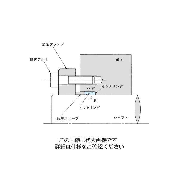 椿本チエイン パワーロック ELシリーズ PL055ー062E PL055-062E 1セット(2個)（直送品）