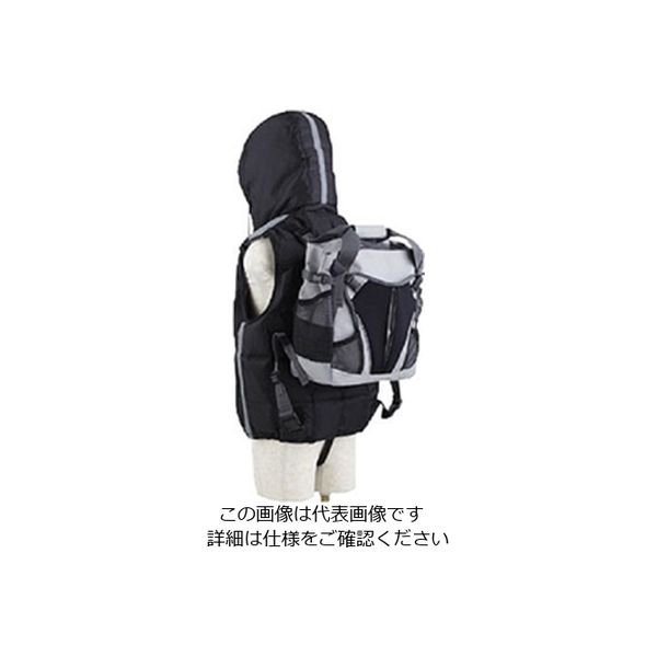 ネストジャパン ツナガード 成人用 固型式ダウンベスト風ライフジャケット＆トート型リュック Lサイズ ブラック TG-V1T（直送品） 22,298円