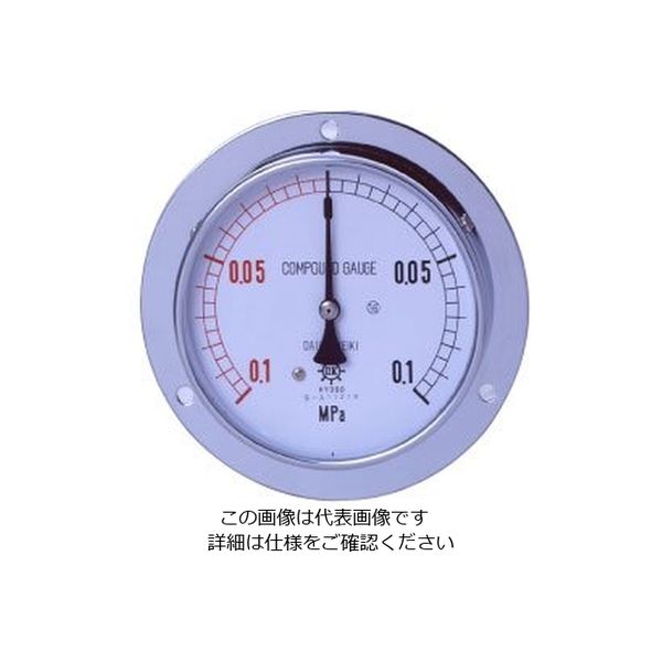 第一計器製作所 IPT一般真空計 DU3/8-75:-0.1MPA 1個（直送品）