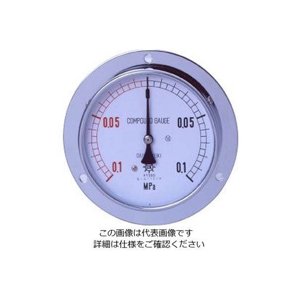 第一計器製作所 IPT一般真空計（要部SUS S-DUR3/8-75:-0.1MPA 1個（直送品）