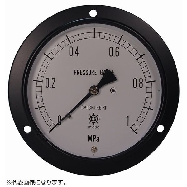 第一計器製作所 MPPプラ密閉型圧力計(要部SUS S-AU3/8-100:0.06MPA-