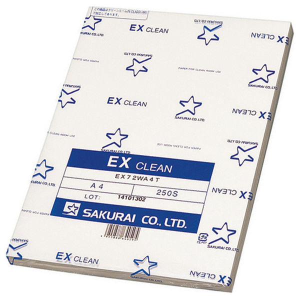 EXクリーン A4グリーン EX72GA4T 1ケース（2500枚：250枚×10冊）（直送品）