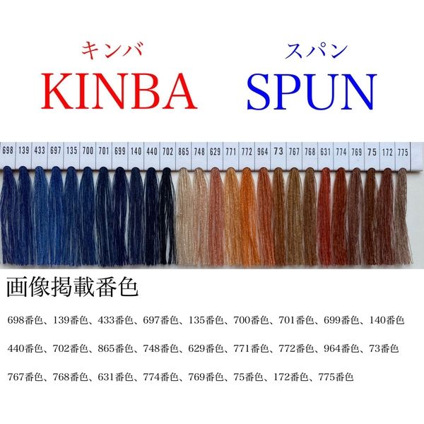 アズマ 工業用ミシン糸　キンバスパン#100/10000m　135番色 ksp100/10000-135 1本(10000m巻)（直送品）