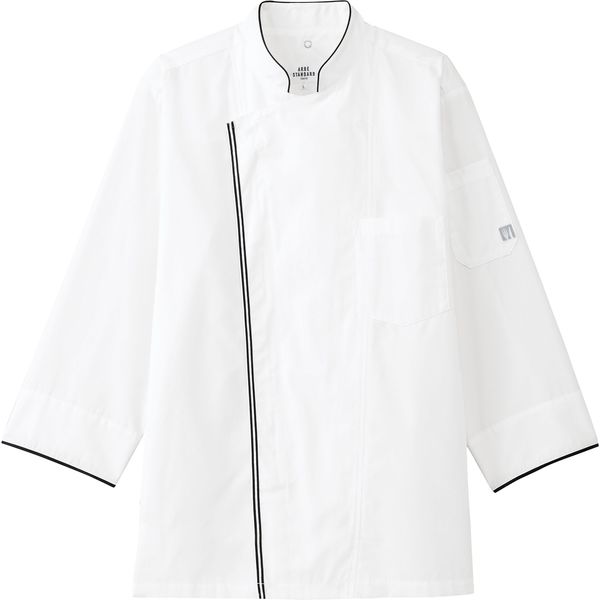 チトセ株式会社 コックシャツ（七分袖）兼用　ホワイト　LL AS-8702 1枚（取寄品）