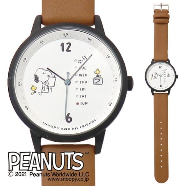 フィールドワークPEANUTSデイデイト付ウォッチPNT016-2（直送品）