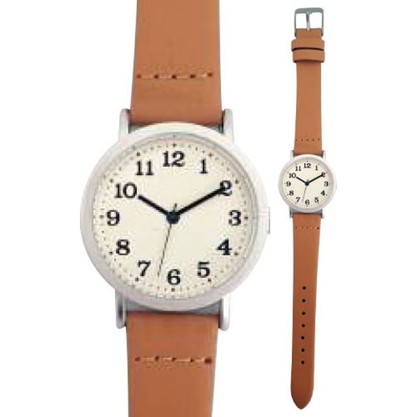 フィールドワーク男女兼用本革腕時計QKS174-3（直送品）