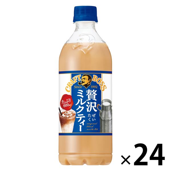 サントリー クラフトボス ミルクティー 600ml 1箱（24本入）