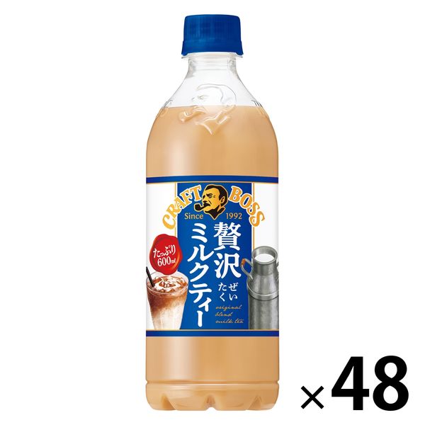 サントリー クラフトボス ミルクティー 600ml 1セット（48本）