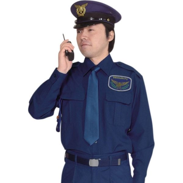 モビメントコスモ 【警備服】夏服 立襟シャツ 青紺 長袖 4L 1004TL-4L 1着（直送品）