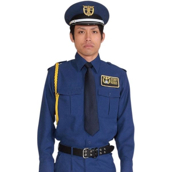 モビメントコスモ 【警備服】夏服 立襟シャツ 群青 長袖 5L 1102TL-5L 1着（直送品）