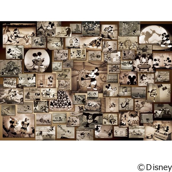 テンヨー ディズニー　ジグソーパズル　1000ピース　ミッキーマウス　モノクロ映画コレクション D-1000-398 1セット（直送品）