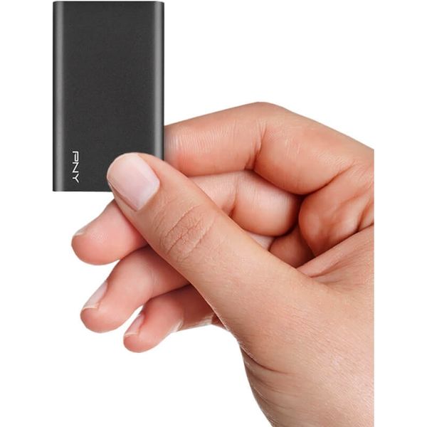 PNY Pro Elite USB 3 1 Gen2 Type-C 60ポータブルSSD 500GB PSD0CS2060-500-RB（直送品）