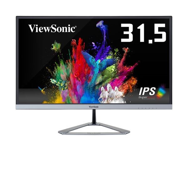 国産得価ViewSonic 31.5型カーブモニターVX3217-2KC-MHD ディスプレイ