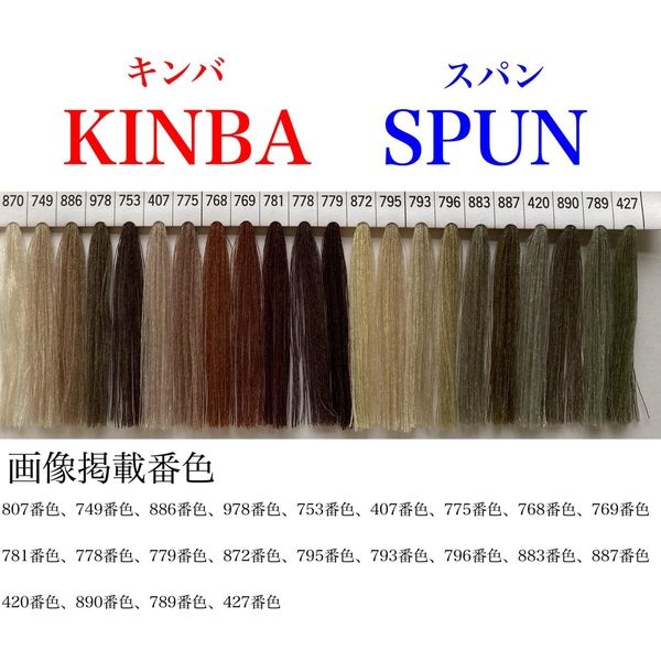 アズマ 工業用ミシン糸　キンバスパン#120/10000m　775番色 ksp120/10000-775 1本(10000m巻)（直送品）