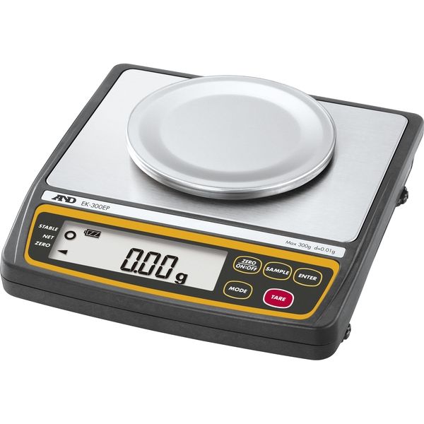 本質安全防爆構造パーソナル電子天びん＜JCSS校正付＞EK300EP≪ひょう量:300g 最少表示:0.01g≫エーアンドデイ（直送品）