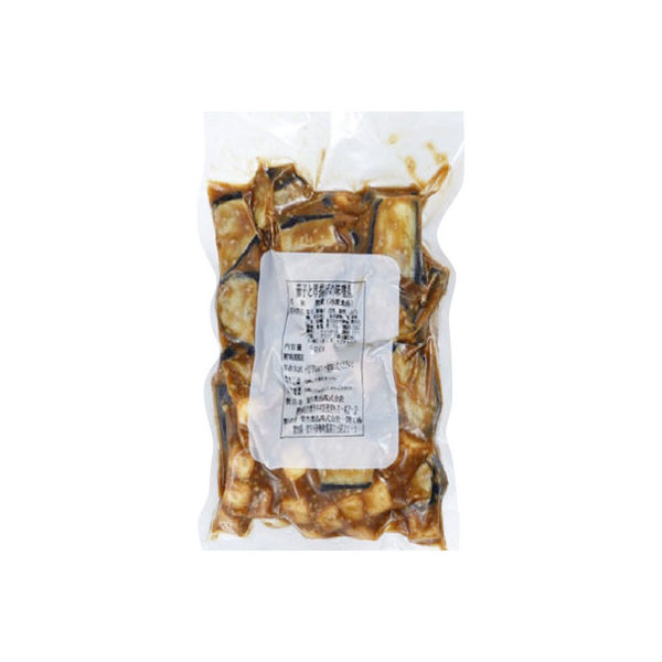 「業務用」 栗木食品 茄子と厚揚げの味噌煮 000769 5袋×500g（直送品）