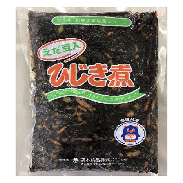 栗木食品 枝豆ひじき煮 4906379002491 1セット(500G×5袋)（直送