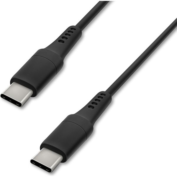 アイリスオーヤマ USB-C to USB-Cケーブル 2m　ICCC-A20-B　ブラック　1個（直送品）