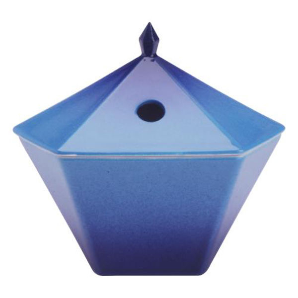 日本香堂 縁香炉 青 4902125750258 1個（直送品）