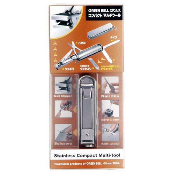 グリーンベル ステンレス コンパクトマルチツール GTー108