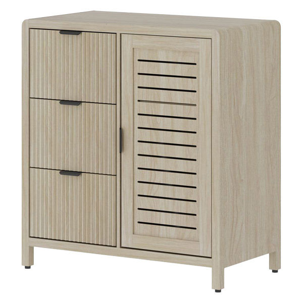軒先渡し】ROOMY カウンター 幅750×奥行400×高さ820mm サンド BY