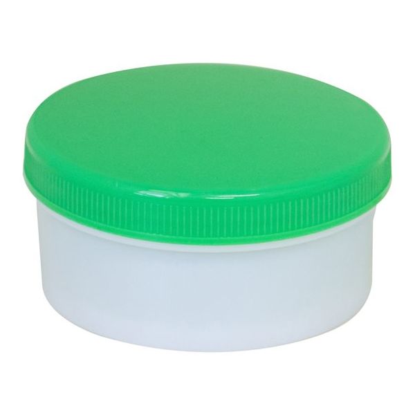 シントー化学 平型軟膏壺 Dー6 緑 30個入 67-9230-72 1箱(30個)（直送品）