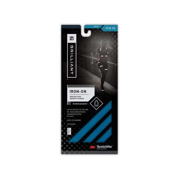 BRILLIANT アイロンオン リフレクティブ ブルー BRC5007BLU 1個 65-2324-18（直送品）