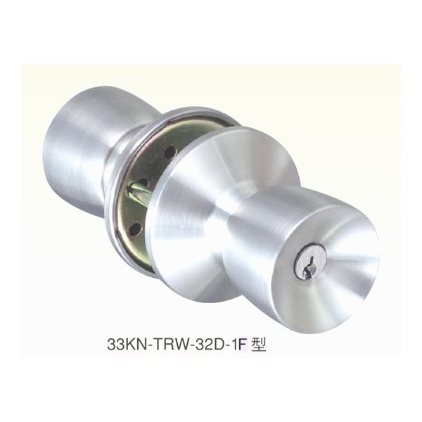 アルファ Wロック 取替ノブ(ピンシリンダータイプ) 33KN-TRW-32D-1F 1セット 68-5103-18（直送品）