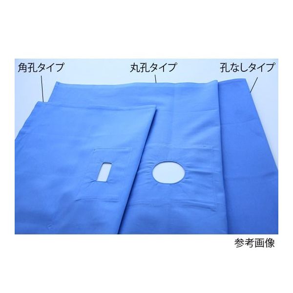 ティティメディカル 布ドレープ 60×60cm 丸孔Φ3 B0010-05118-02 1枚 63-5736-18（直送品）