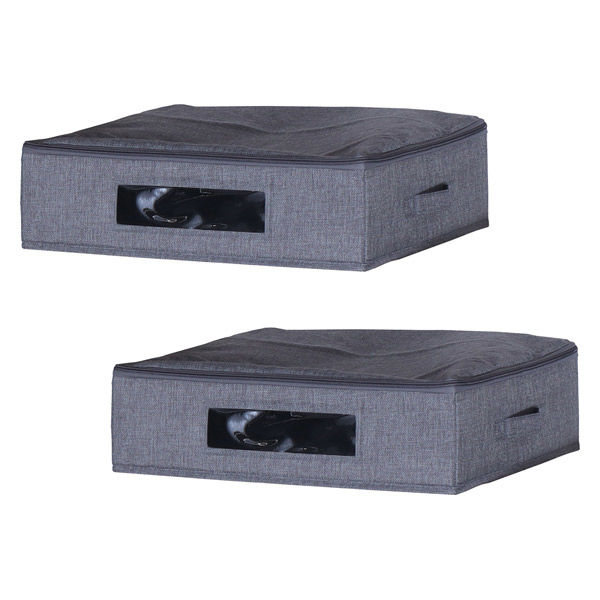 エイ・アイ・エス ベッド下収納用インナーBOX グレー UBS-01