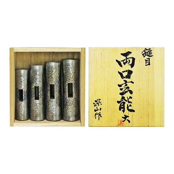 嘉孝製作所 鎚目両口玄能 桐箱入 大 4PC 1個 63-5475-54（直送品）