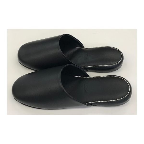 ティティメディカル 抗菌スタンダートスリッパ ブラック フリー 65-1861-45 1足（直送品）