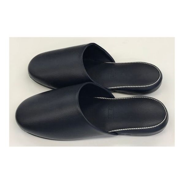 ティティメディカル 抗菌スタンダートスリッパ ネイビー フリー 65-1861-44 1足（直送品）