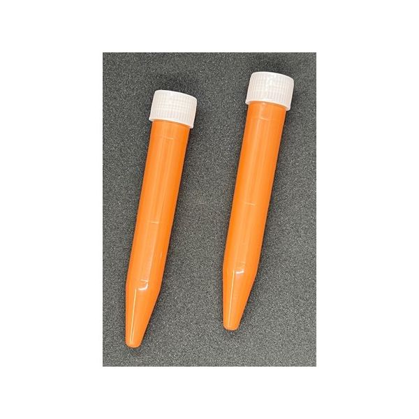 グローバルサイエンス スクリュースピッツ 10cc 褐色 白キャップ入 250本×4袋 21512 1箱(1000本) 67-2189-80（直送品）