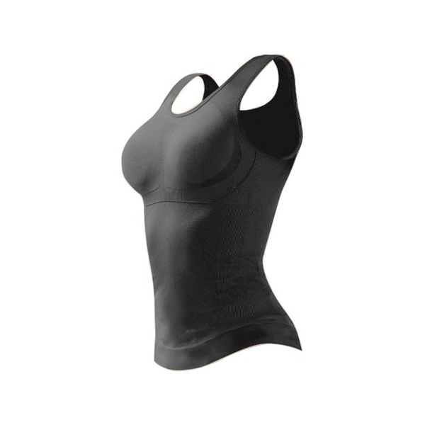グローバル・ジャパン ゆる圧キャミソール S~M ブラック 67-8031-50 1枚（直送品）