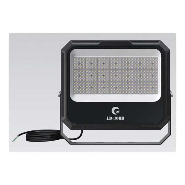 グッド・グッズ LED投光器 300W 19330LM 高演色 通気弁 LD-308B 1台 67-6434-13（直送品）