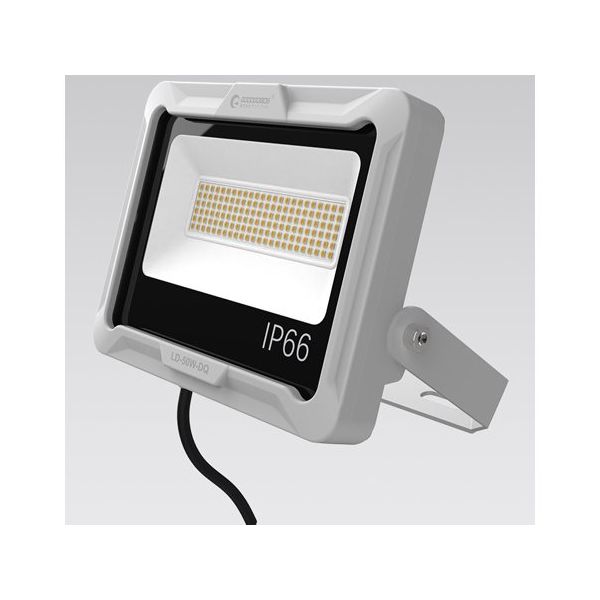 グッド・グッズ LED投光器 50W 7300LM 通気弁付 電球色 LD50W-DQ 1台 67-6434-07（直送品）