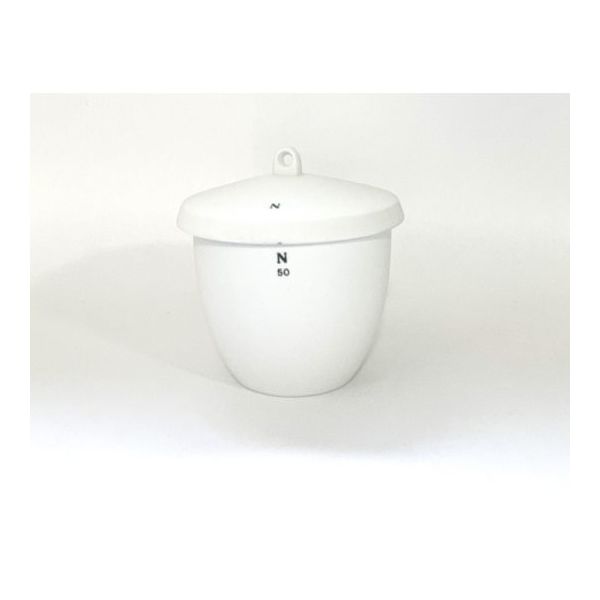 タキシン 磁製るつぼ(無釉薬)B型 B3 本体 100mL 1箱(5枚入) 68-5548-41 1箱(5枚)（直送品）