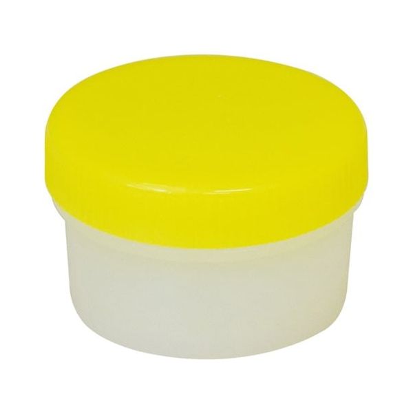 アズワン モレナイ軟膏容器 Eー24 黄 100個入 67-9230-75 1箱(100個)（直送品）