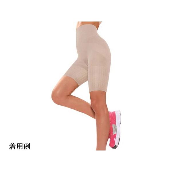 グローバル・ジャパン ゆる圧美腹ガードル(ハーフ)MーL ベージュ 67-8031-15 1枚（直送品）